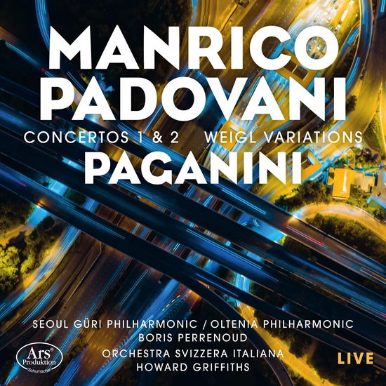 Cover for Manrico Padovani &amp; Oltenia Philharmonic Orchestra · Paganini LIVE (CD) (2024)