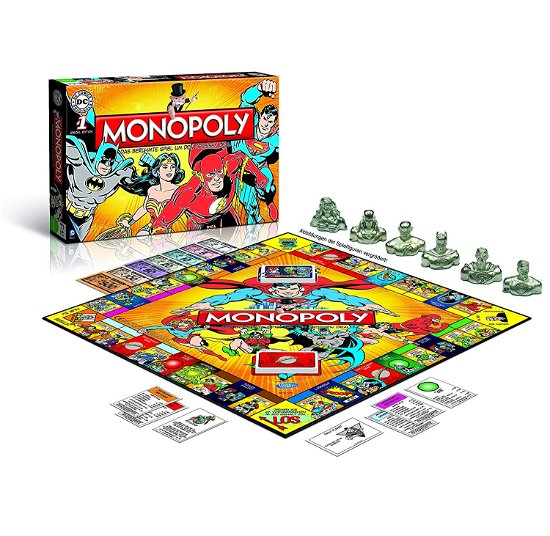 Monopoly - Dc Comic Retro - Jogo de tabuleiro - HASBRO GAMING - 5036905022545 - 2015