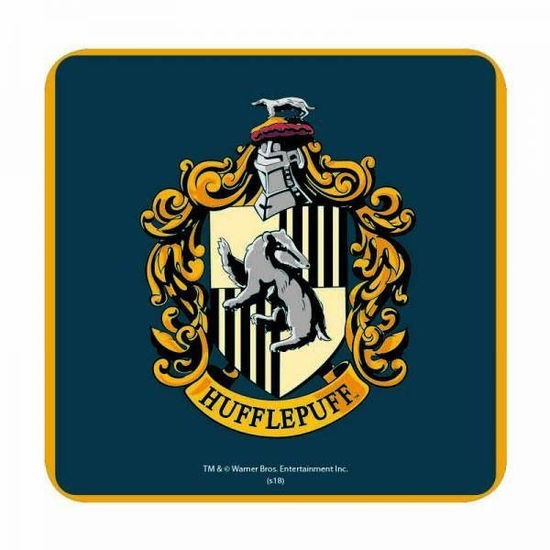 Hufflepuff (Coaster Single / Sottobicchiere) - Harry Potter: Half Moon Bay - Produtos - Half Moon Bay - 5055453458545 - 