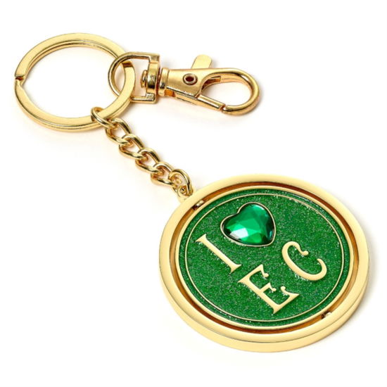 Wicked · Wicked I Love Emerald City Spinning Keyring (MERCH) (2024)