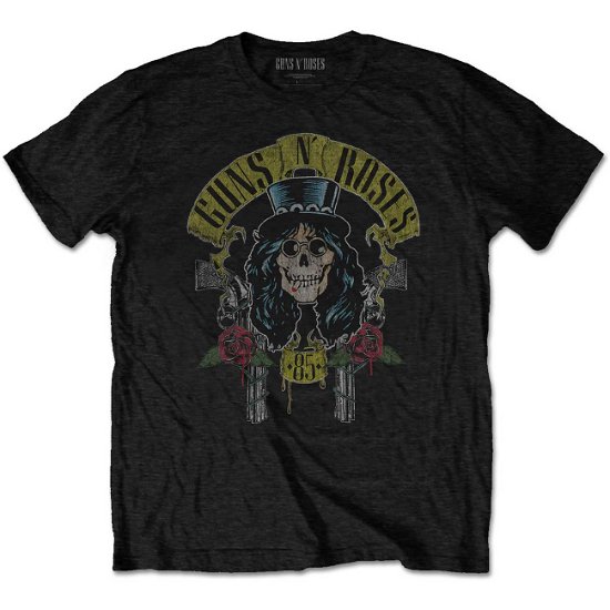 Cover for Guns N Roses · Guns N' Roses Unisex T-Shirt: Slash 85 (T-shirt) [size S] [Black - Unisex edition]