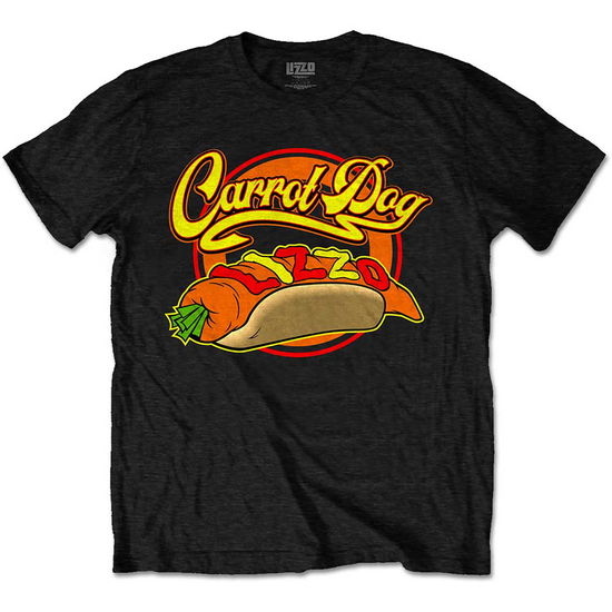 Cover for Lizzo · Lizzo Unisex T-Shirt: Carrot Glizzy (Black) (T-shirt) [size S] (2022)