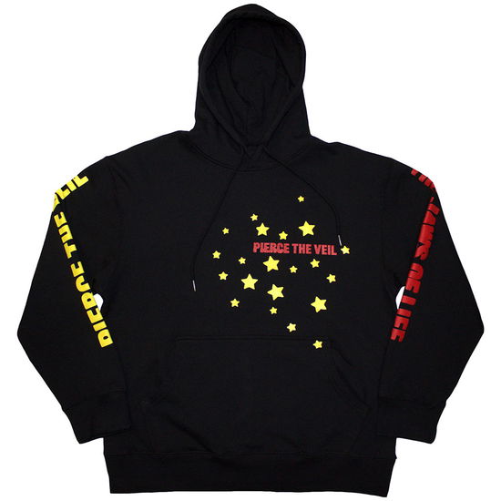 Cover for Pierce The Veil · Pierce The Veil Unisex Pullover Hoodie: Jaws Of Life (Black) (Sleeve Print) (Hoodie) [size S] (2025)
