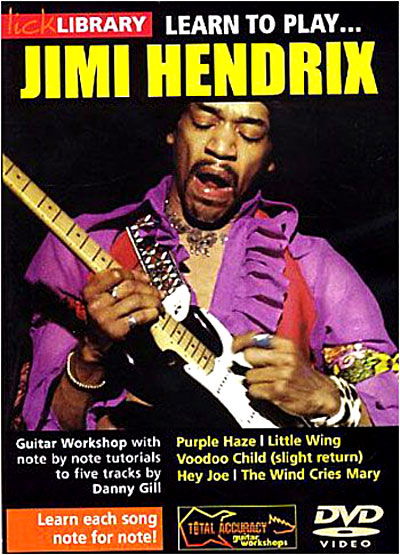 Cover for Lick Library Learn to Play Jim · Lick Library Learn To Play Jimi Hendrix (DVD)