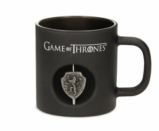 Cover for Sd Toys · Game Of Thrones - Mug - Lannister 3D Rotating Emblem - Black (MERCH)