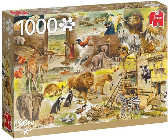 Cover for Puzzle · Rien Poortvliet - Building Noahs Ark ( 1000 Pcs ) (Toys)