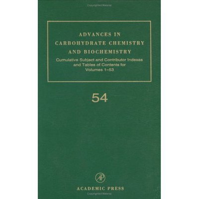 Cover for Horton · Advances in Carbohydrate Chemistry and Biochemistry: Cumulative Subject and Author Indexes, and Tables of Contents - Advances in Carbohydrate Chemistry and Biochemistry (Hardcover bog) (1999)