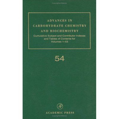 Cover for Horton · Advances in Carbohydrate Chemistry and Biochemistry: Cumulative Subject and Author Indexes, and Tables of Contents - Advances in Carbohydrate Chemistry and Biochemistry (Hardcover Book) (1999)