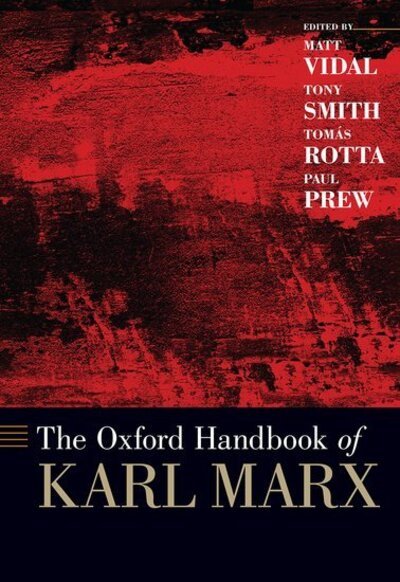 Cover for The Oxford Handbook of Karl Marx - Oxford Handbooks (Hardcover Book) (2019)