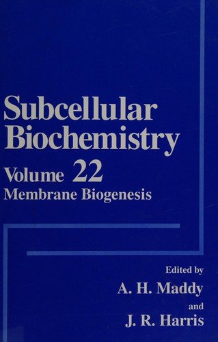 Cover for Membrane Biogenesis (Subcellular Biochemistry) (Hardcover Book) (1994)