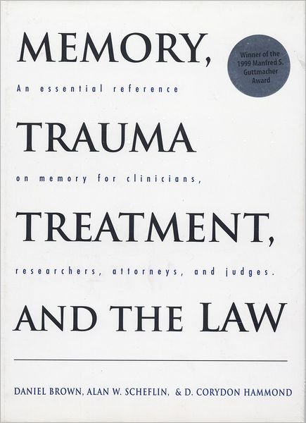 Cover for Brown, Daniel P., PhD · Memory, Trauma Treatment, and the Law (Hardcover Book) (1998)
