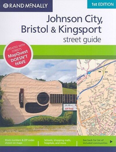 Cover for Rand McNally · Rand McNally Street Guide : Johnson City, Bristol &amp; Kingsport (Spiral Book) (2008)