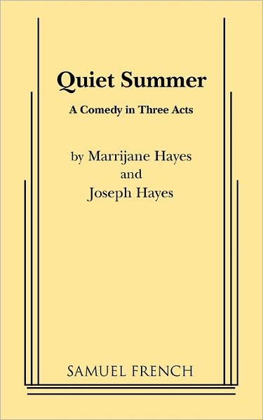 Cover for Marrijane Hayes · Quiet Summer (Paperback Book) (2011)
