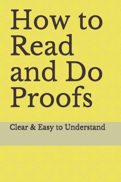 Cover for Ras · How to Read and Do Proofs (Paperback Book) (2019)