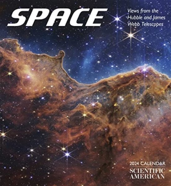 Cover for Pomegranate · Space: Views from the Hubble and James Webb Telescopes 2024 Wall Calendar (Paperback Bog) (2023)