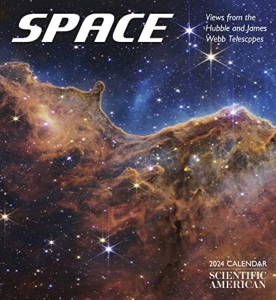 Space: Views from the Hubble and James Webb Telescopes 2024 Wall Calendar - Pomegranate - Books - Pomegranate - 9781087507545 - July 15, 2023