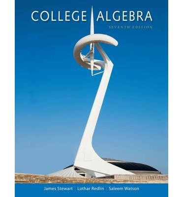Cover for Stewart, James (McMaster University and University of Toronto) · College Algebra (Hardcover Book) (2015)