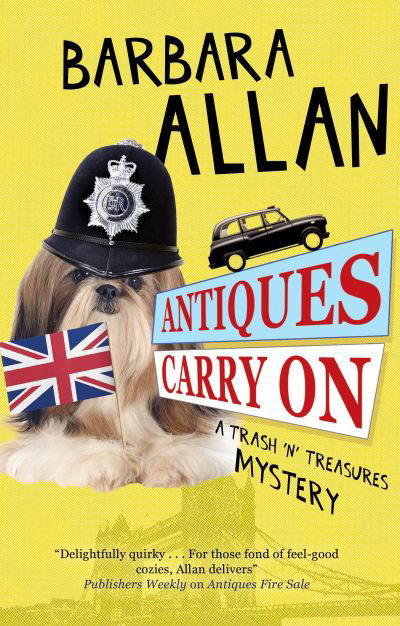 Cover for Barbara Allan · Antiques Carry On - A Trash 'n' Treasures mystery (Inbunden Bok) [Main - Large Print edition] (2022)