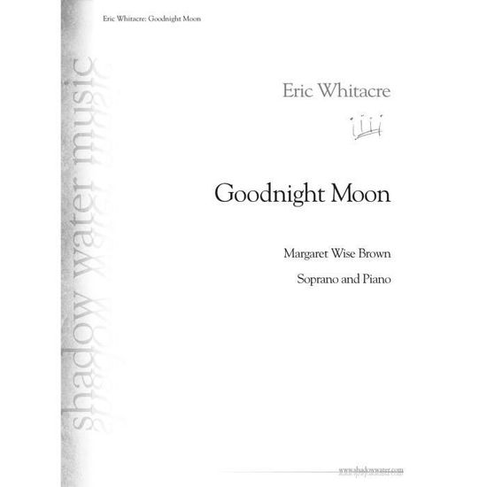 Cover for Margaret Wise Brown · Goodnight Moon (Sheet music) (2015)