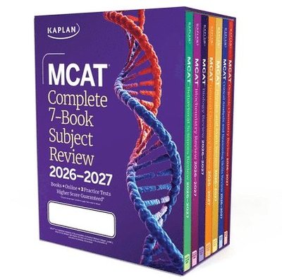 Cover for Kaplan Test Prep · MCAT Complete 7-Book Subject Review 2026-2027, Set Includes Books, Online Prep, 3 Practice Tests - Kaplan Test Prep (Taschenbuch) (2025)