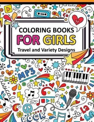 Cover for Adult Coloring Books for Stress Relief · Coloring Book for Girls Doodle Cutes (Taschenbuch) (2016)