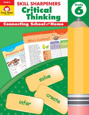 Cover for Evan Moor · Skill Sharpeners Critical Thinking, Grade 6 (Taschenbuch) (2017)