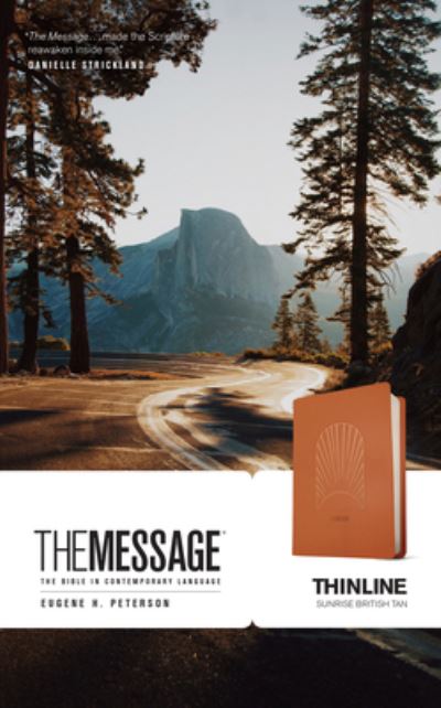 Cover for Eugene H Peterson · The Message Thinline (Leatherlike, Sunrise British Tan) (Gebundenes Buch) (2022)