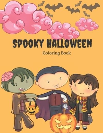 Cover for Nette Publish · Spooky Halloween Coloring Book (Paperback Book) (2019)