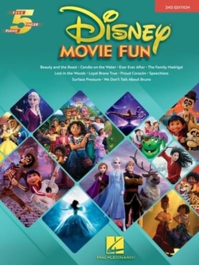 Cover for Hal Leonard Corp. · Disney Movie Fun - 2nd Edition Five-Finger Piano Songbook with Lyrics (Bog) (2023)