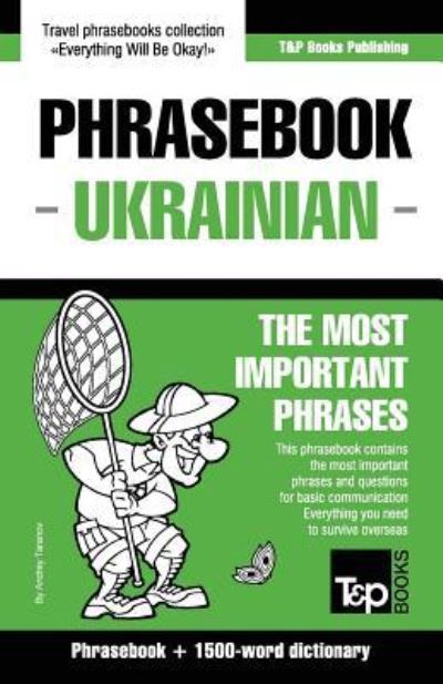 Cover for Andrey Taranov · English-Ukrainian phrasebook and 1500-word dictionary - American English Collection (Paperback Book) (2016)
