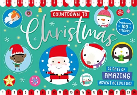 Cover for Make Believe Ideas · Sticker Activity Books Countdown to Christmas: Green (Paperback Bog) (2022)