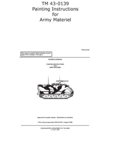 Cover for Us Army · TM 43-0139 Painting Instructions for Army Materiel (Paperback Book) (2021)