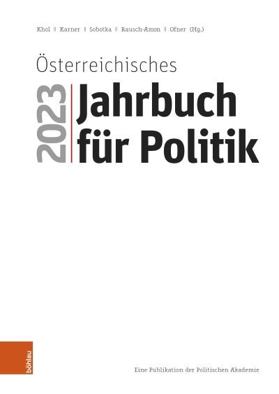 Cover for Kohl, (hg) · Ã–sterreichisches Jahrbuch FÃ¼r Politik 2023 (Buch) (2024)