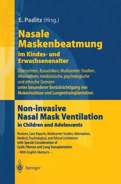 Cover for E Paditz · Nasale Maskenbeatmung im Kindes- und Erwachsenenalter (Paperback Bog) (1997)