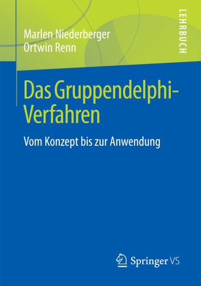 Cover for Niederberger · Das Gruppendelphi-Verfahre (Book) (2017)