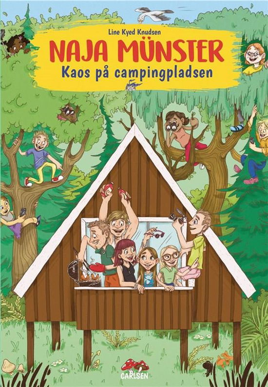 Cover for Line Kyed Knudsen · Naja Münster: Naja Münster (6) - Kaos på campingpladsen (Gebundesens Buch) [1. Ausgabe] (2021)