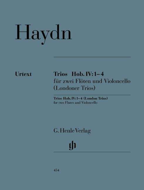 Trios f.2Fl+Vc (London),Sti.HN454 - Haydn - Bøger -  - 9790201804545 - 