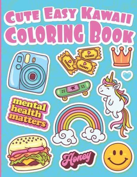 Cover for Kiki Dodo · Cute Easy Kawaii Coloring Book (Pocketbok) (2020)
