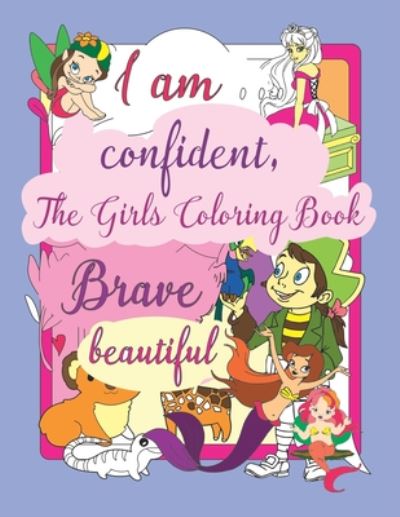 Cover for Kiddosjoy Press · I am confident, the girls coloring book (Paperback Book) (2020)