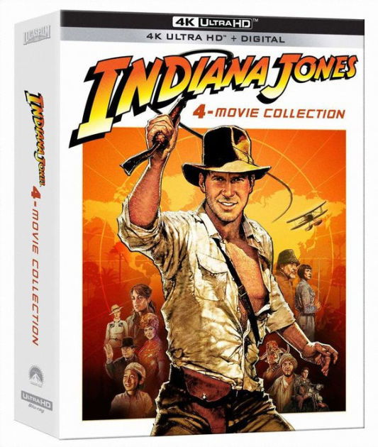 Indiana Jones 4-movie Collection - Indiana Jones 4-movie Collection - Elokuva -  - 0032429355546 - tiistai 8. kesäkuuta 2021