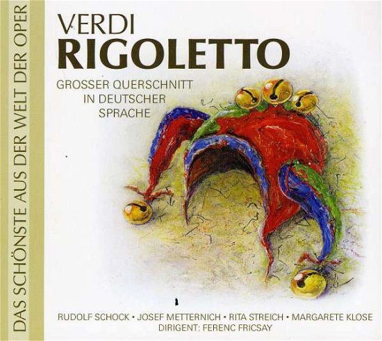 Verdi: Rigoletto (deutsch) - Schock / Metternich / Streich / Klose / Fricsay - Musik - Documents - 0885150318546 - 