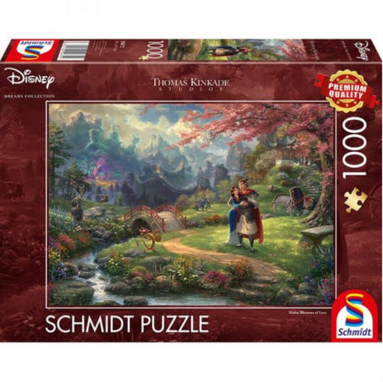 Cover for Schmidt  Thomas Kinkade Disney Mulan Blossoms of Love 2021 edition 1000pc Puzzle (Puslespill)