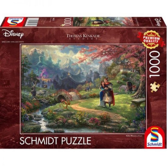 Schmidt  Thomas Kinkade Disney Mulan Blossoms of Love 2021 edition 1000pc Puzzle (Jigsaw Puzzle)