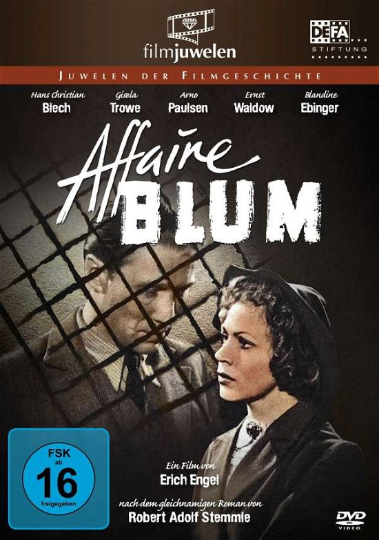 Cover for Erich Engel · Affaire Blum (Defa Filmjuwelen) (DVD) (2021)