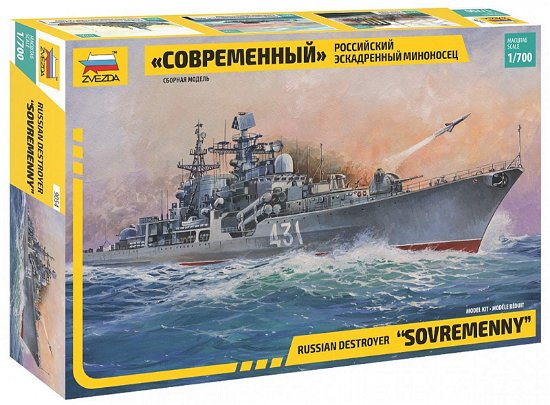 Russian Destroyer Sovremenny 1:700 - Zvezda - Merchandise - Zvezda - 4600327090546 - 