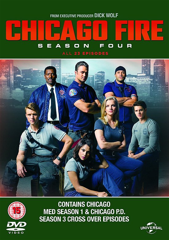 Cover for Chicago Fire Season 4 (DVD) (2016)