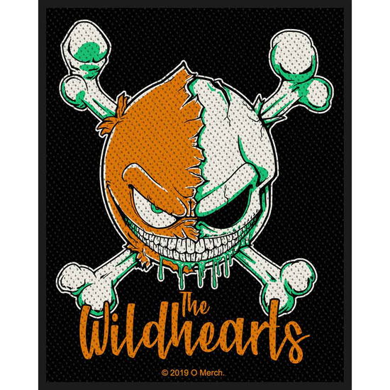 The Wildhearts Standard Woven Patch: Green Skull - Wildhearts - The - Merchandise - PHD - 5055339797546 - 28. oktober 2019