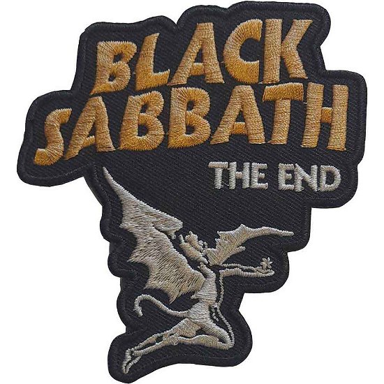 Black Sabbath Standard Woven Patch: The End - Black Sabbath - Merchandise -  - 5056368633546 - 