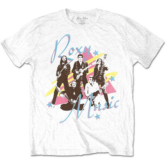 Roxy Music Unisex T-Shirt: Guitars - Roxy Music - Marchandise -  - 5056561021546 - 