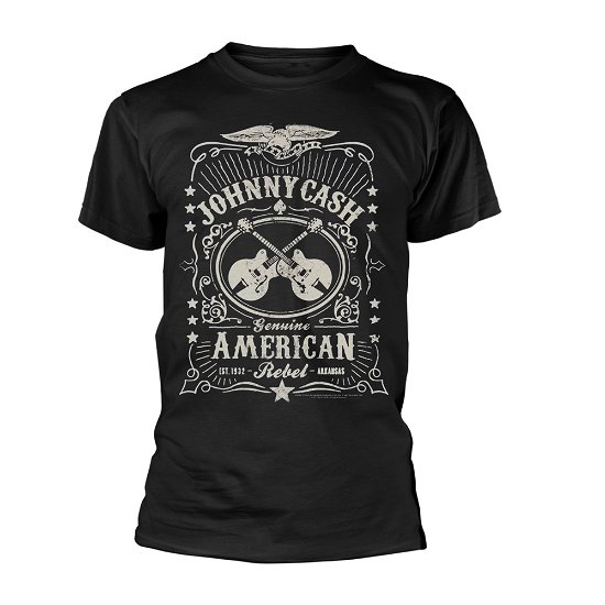Cover for Johnny Cash · American Rebel (T-shirt) [size S] [Black edition] (2017)